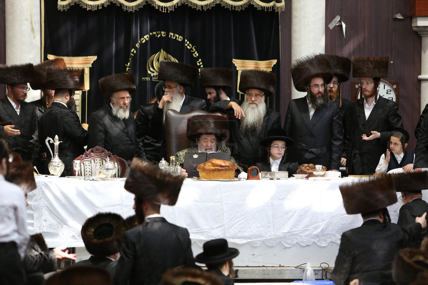 שמחת בר המצווה לנין האדמו"ר מויז'ניץ - חוה"מ סוכות 