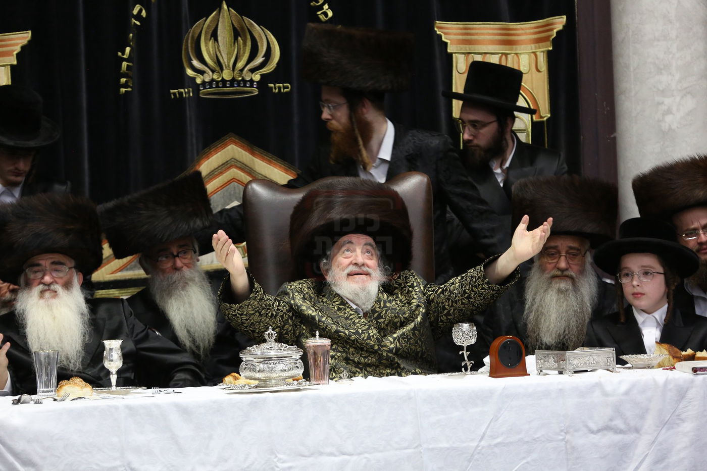 שמחת בר המצווה לנין האדמו"ר מויז'ניץ - חוה"מ סוכות 