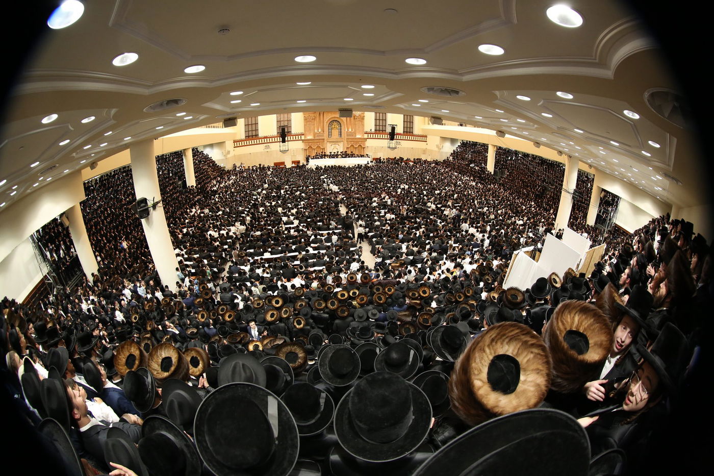 טיש חול המועד סוכות אצל האדמו"ר מויז'ניץ