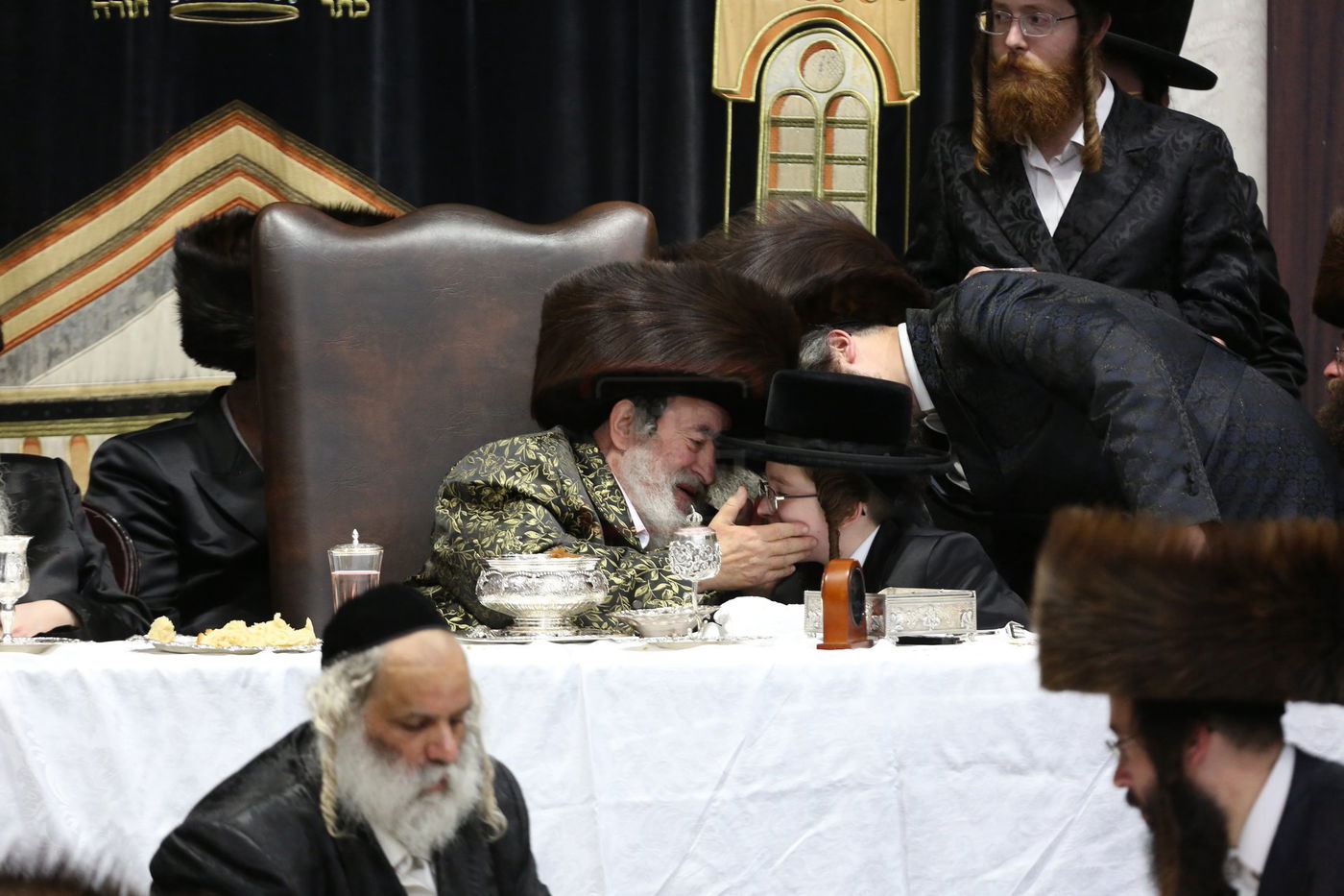 שמחת בר המצווה לנין האדמו"ר מויז'ניץ - חוה"מ סוכות 