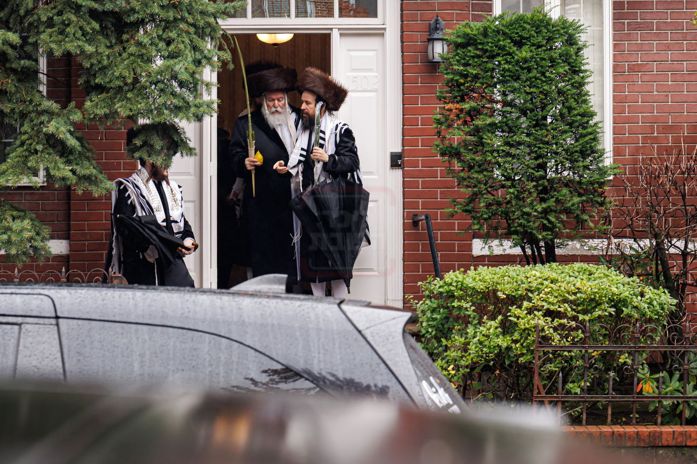 הושענא רבה בחצה"ק באבוב