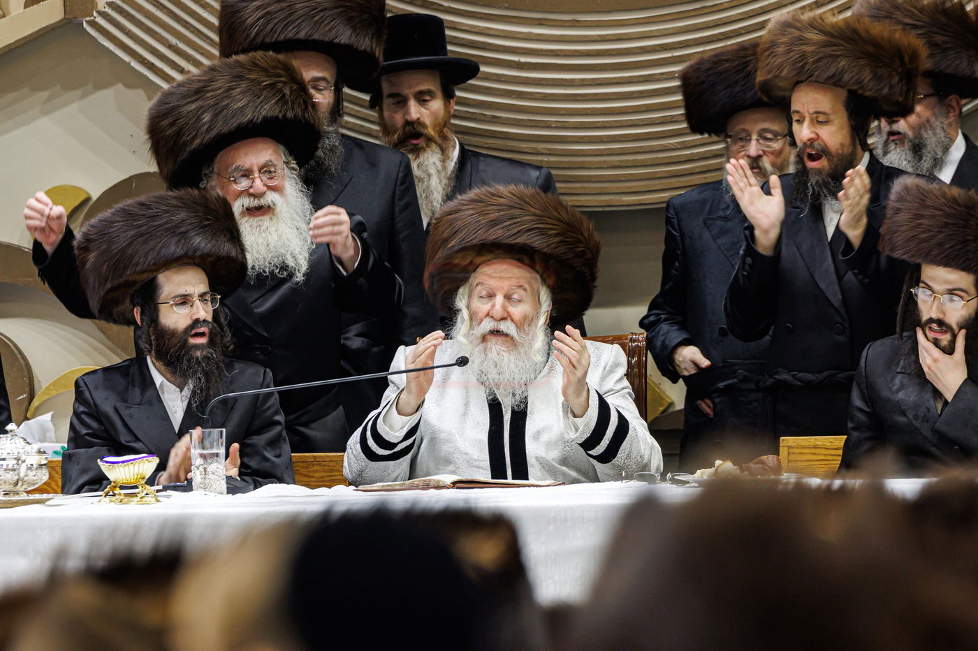 הושענא רבה בחצה"ק באבוב