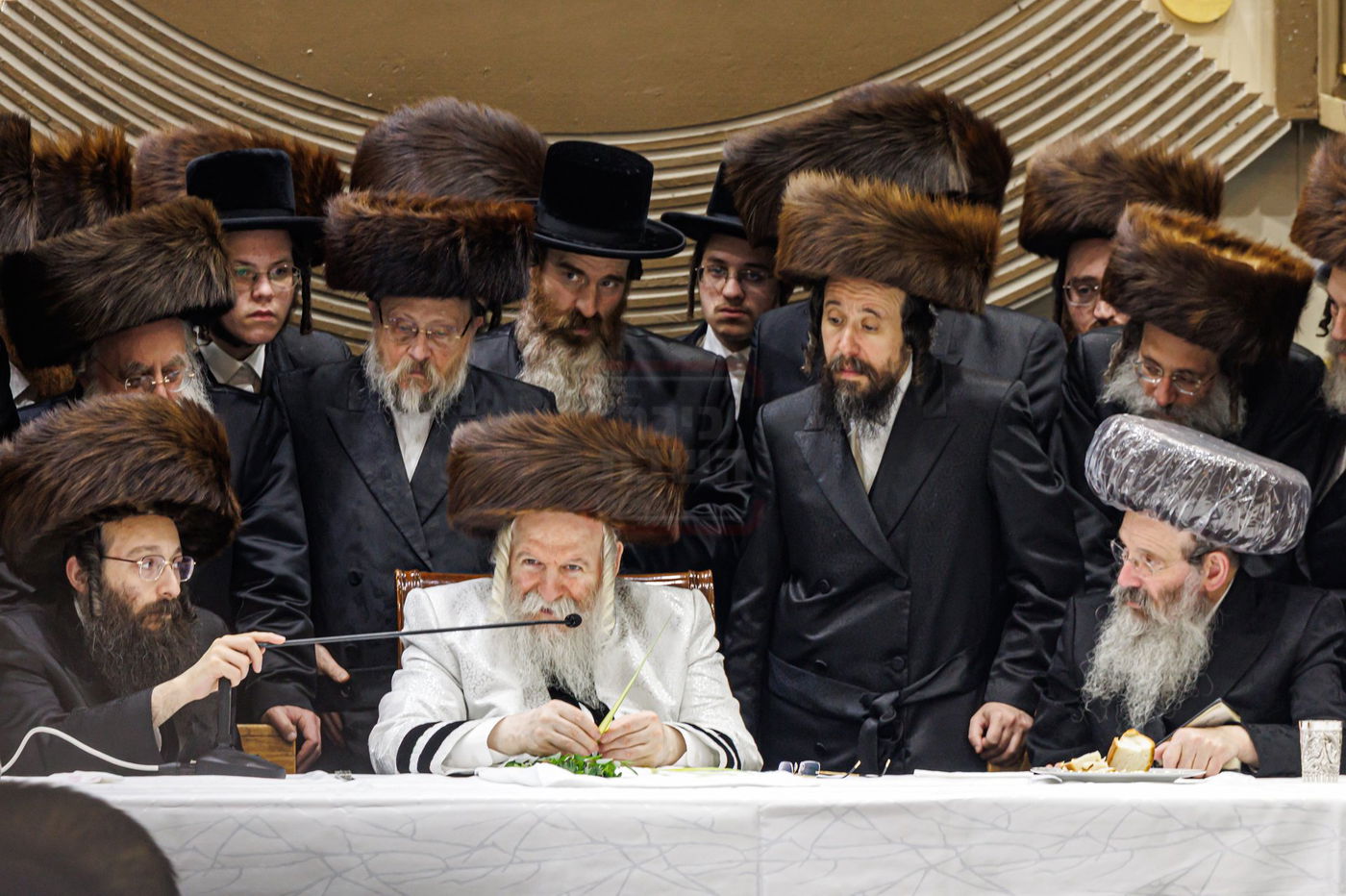 הושענא רבה בחצה"ק באבוב