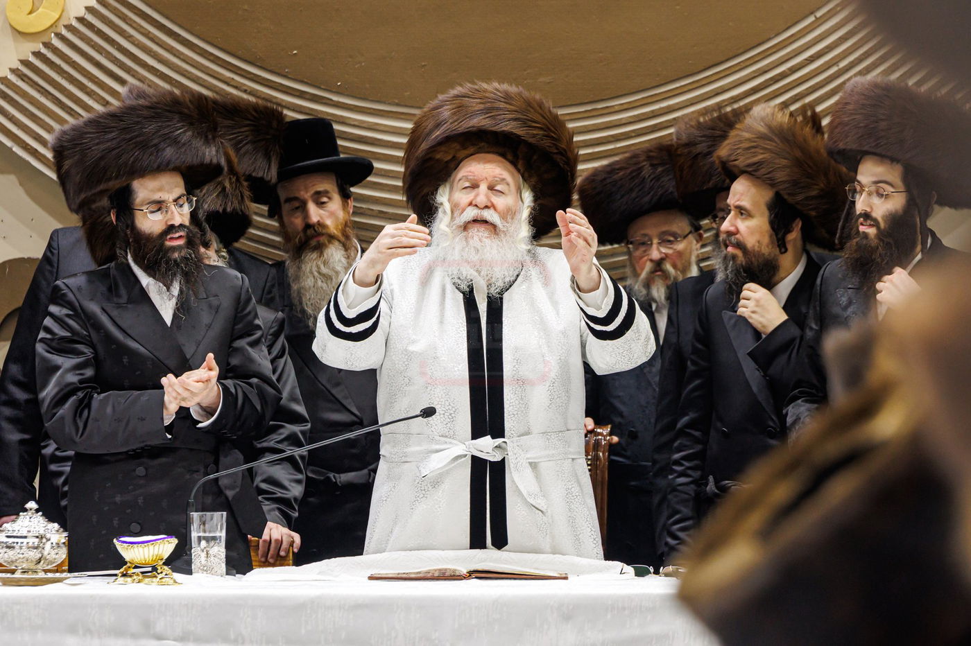 הושענא רבה בחצה"ק באבוב