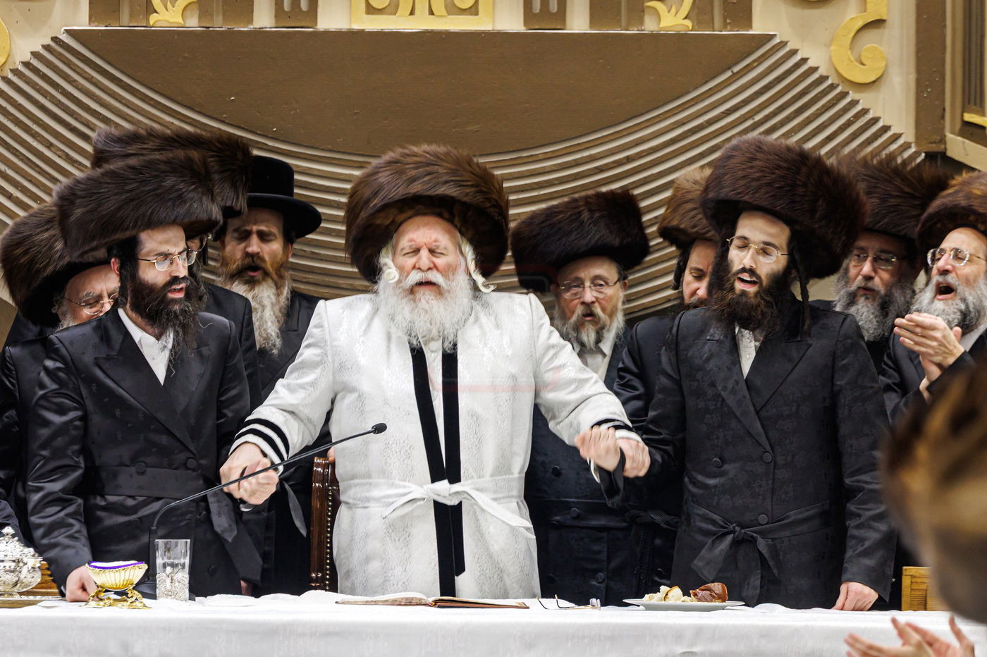 הושענא רבה בחצה"ק באבוב