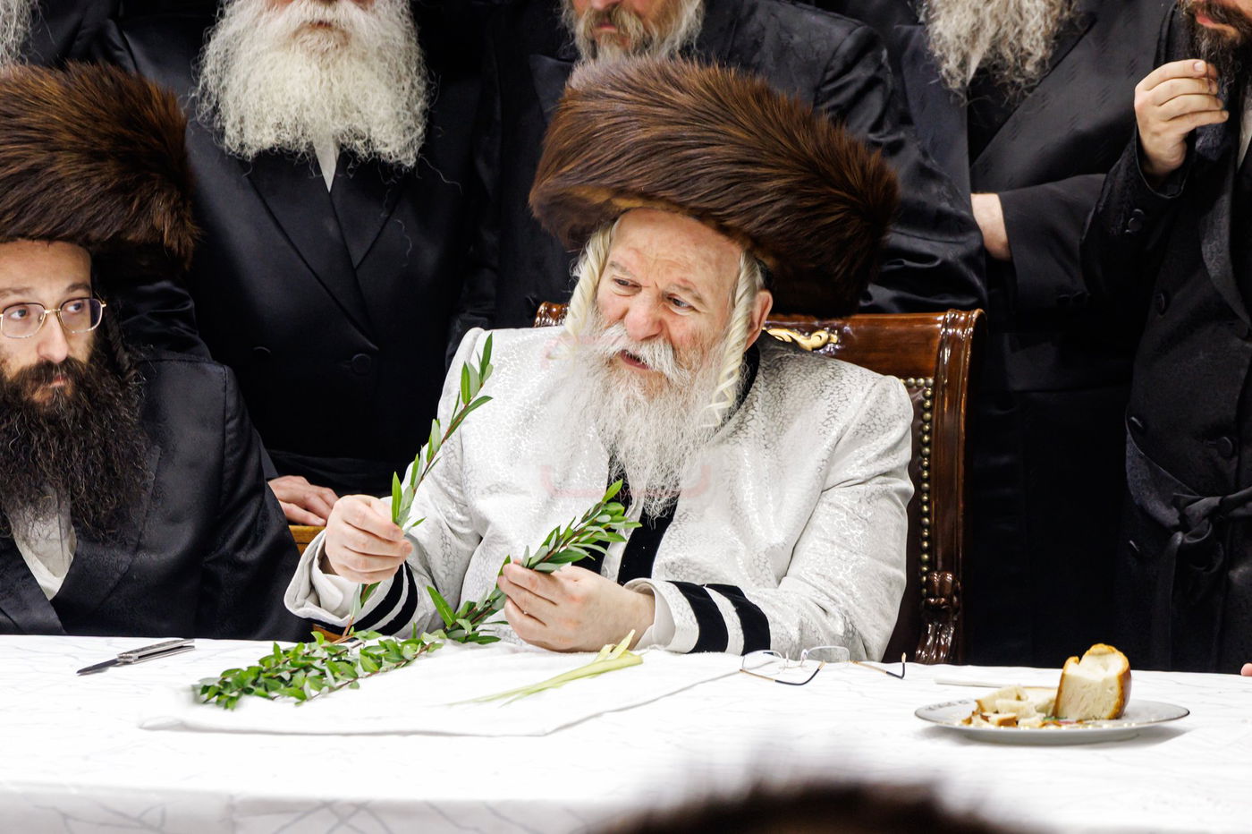 הושענא רבה בחצה"ק באבוב