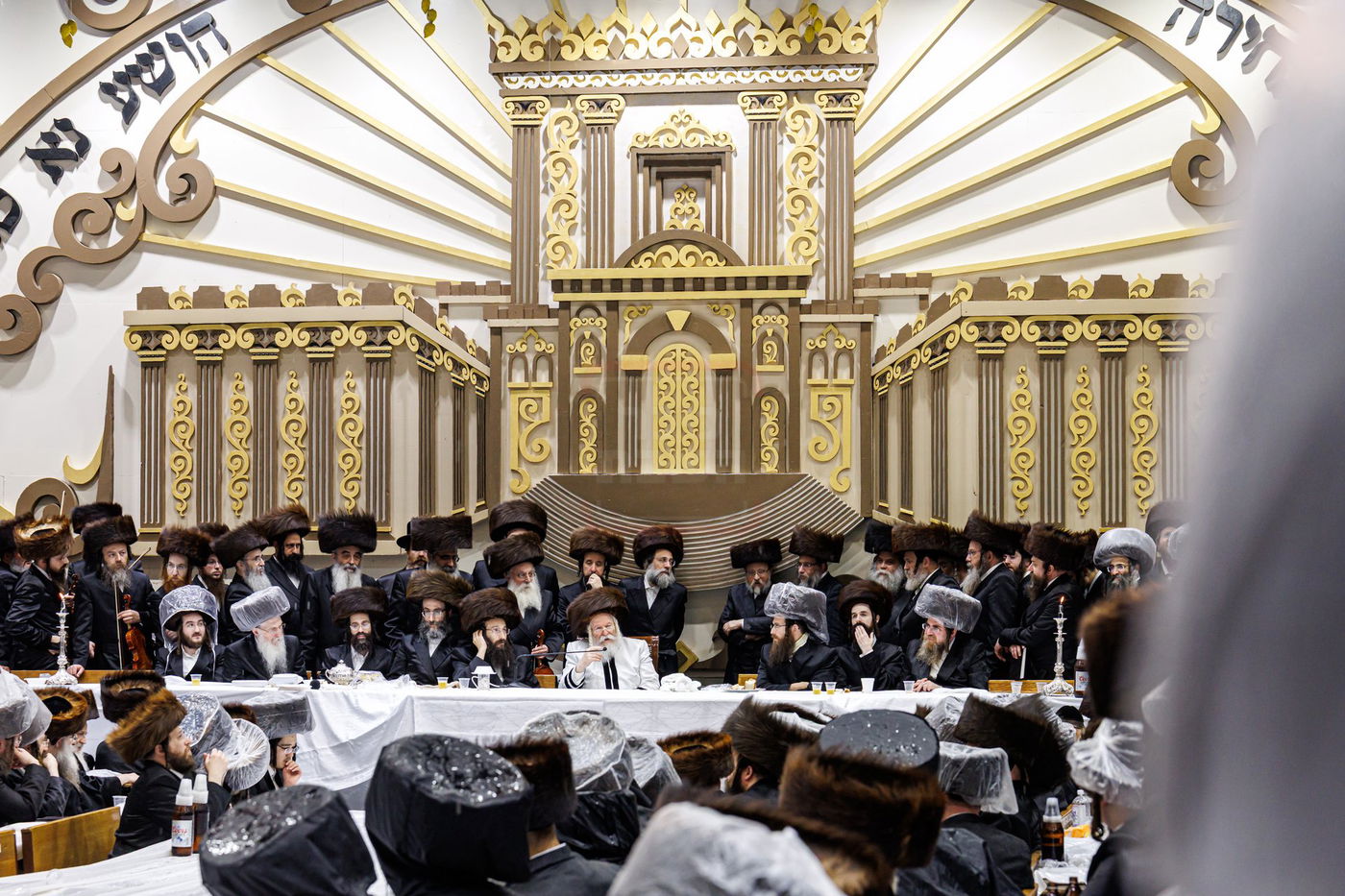 הושענא רבה בחצה"ק באבוב