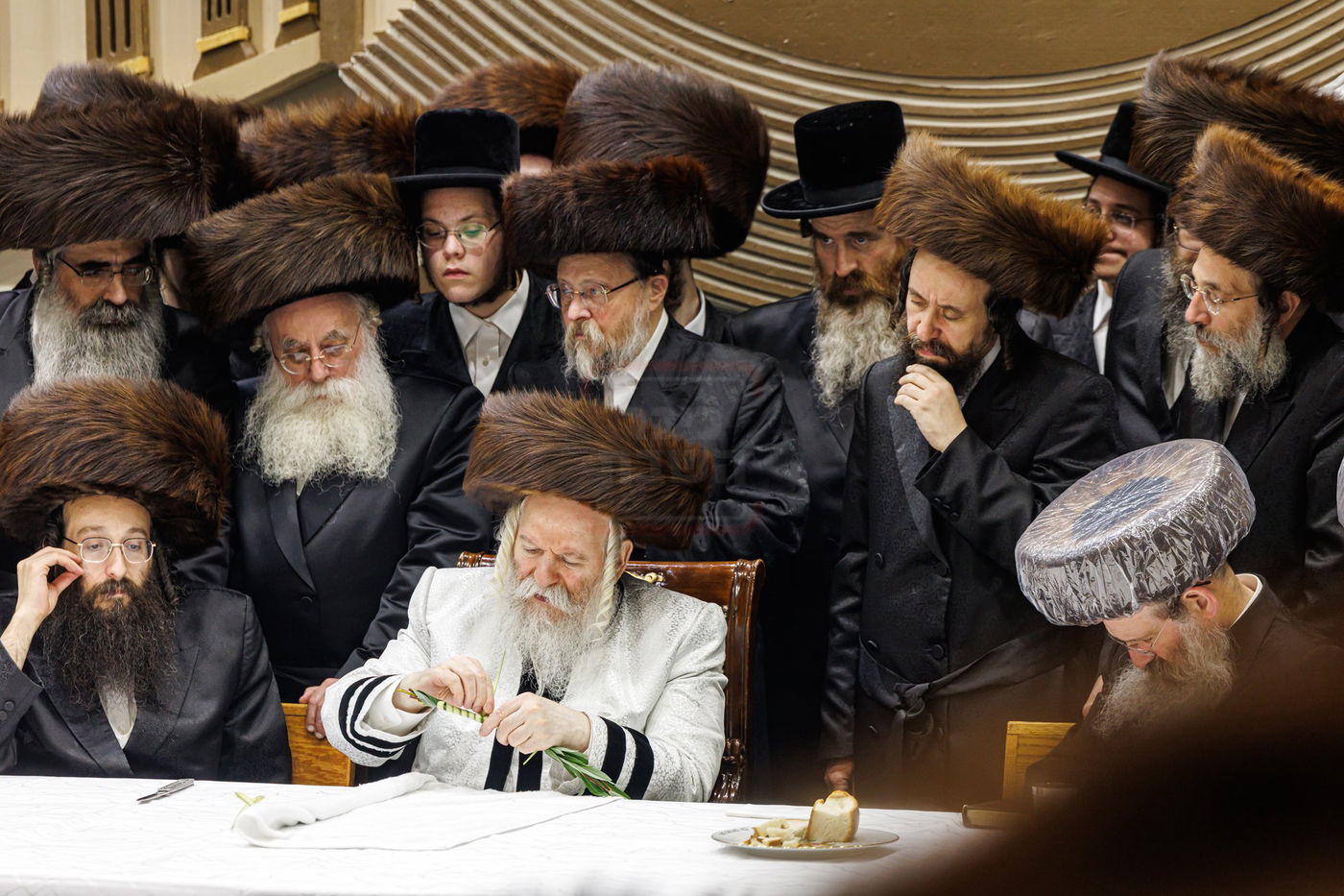 הושענא רבה בחצה"ק באבוב