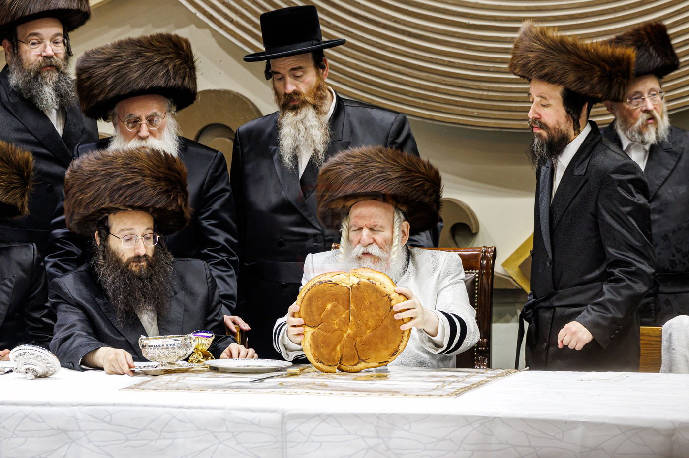 הושענא רבה בחצה"ק באבוב