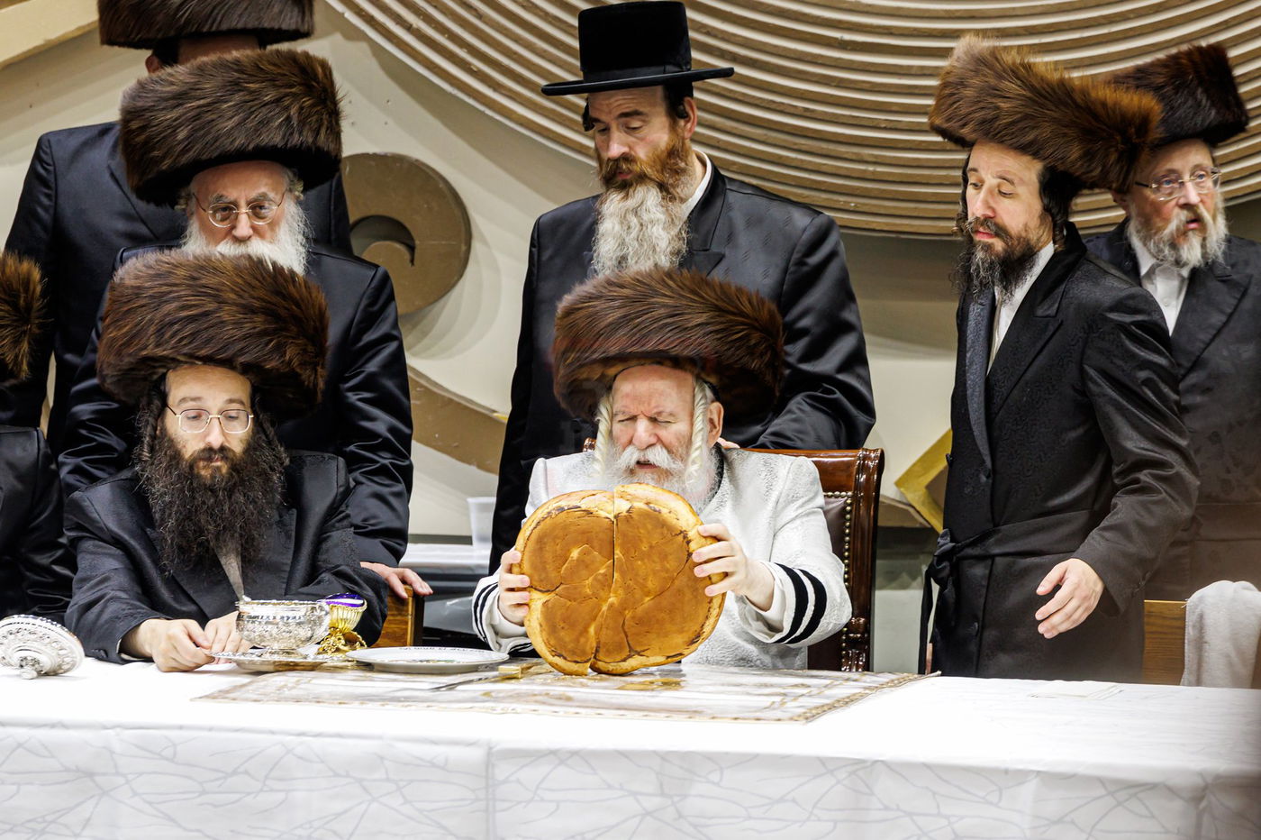 הושענא רבה בחצה"ק באבוב