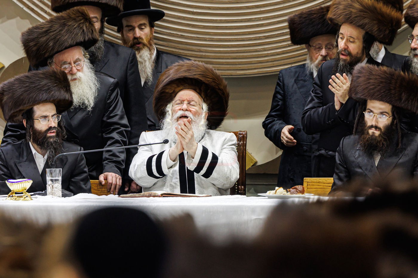 הושענא רבה בחצה"ק באבוב