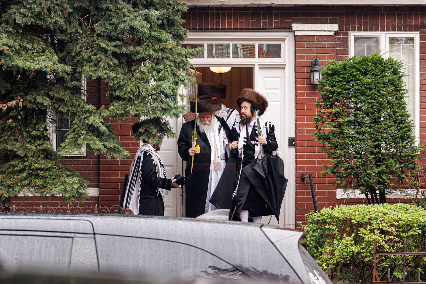 הושענא רבה בחצה"ק באבוב