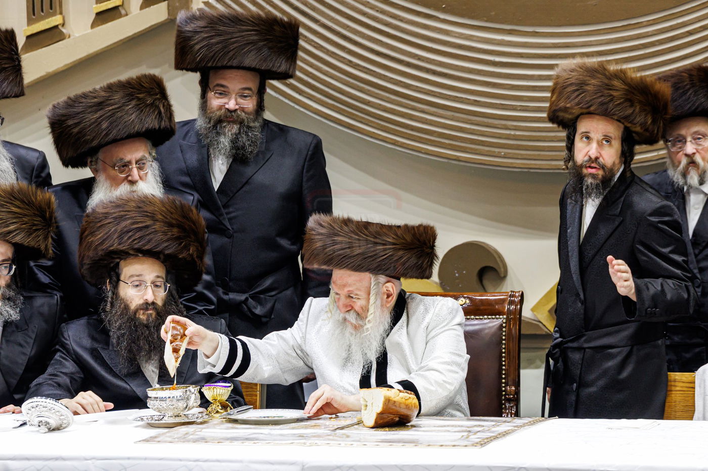 הושענא רבה בחצה"ק באבוב