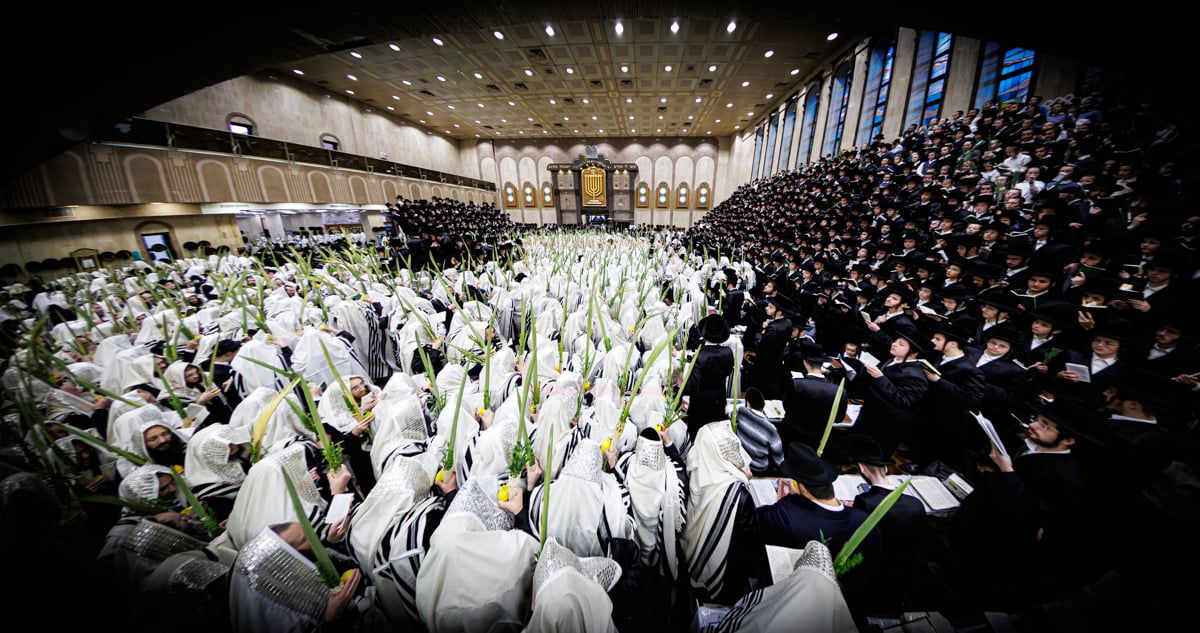 הושענא רבה בחצה"ק באבוב