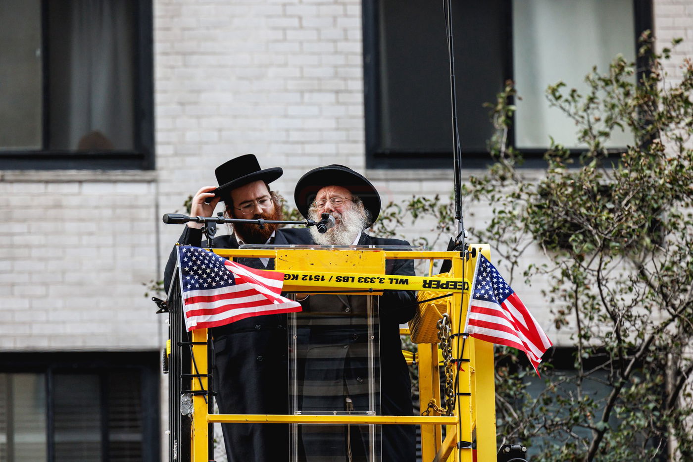 עצרת הרבבות נגד גזירת הגיוס במנהטן