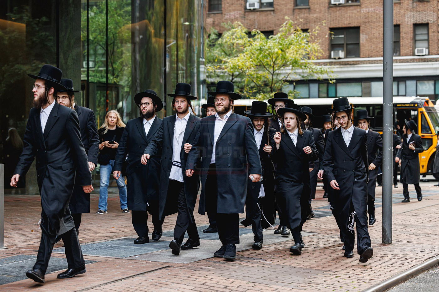 עצרת הרבבות נגד גזירת הגיוס במנהטן