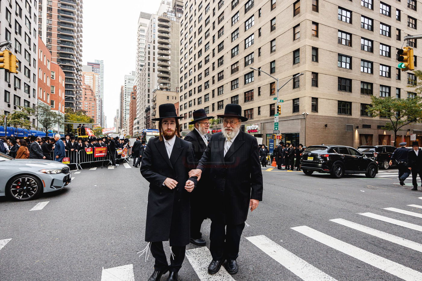 עצרת הרבבות נגד גזירת הגיוס במנהטן