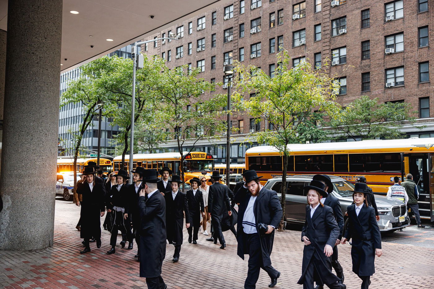 עצרת הרבבות נגד גזירת הגיוס במנהטן