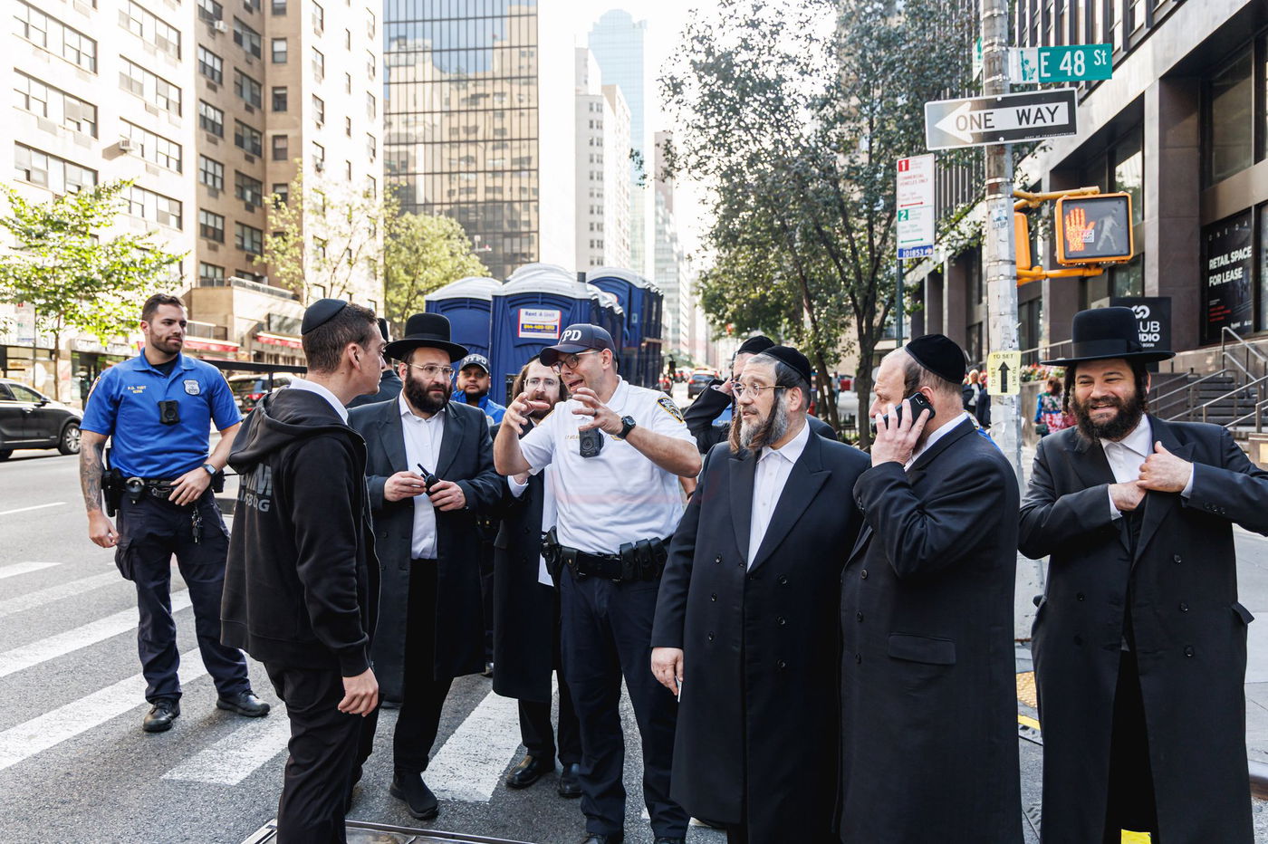 עצרת הרבבות נגד גזירת הגיוס במנהטן