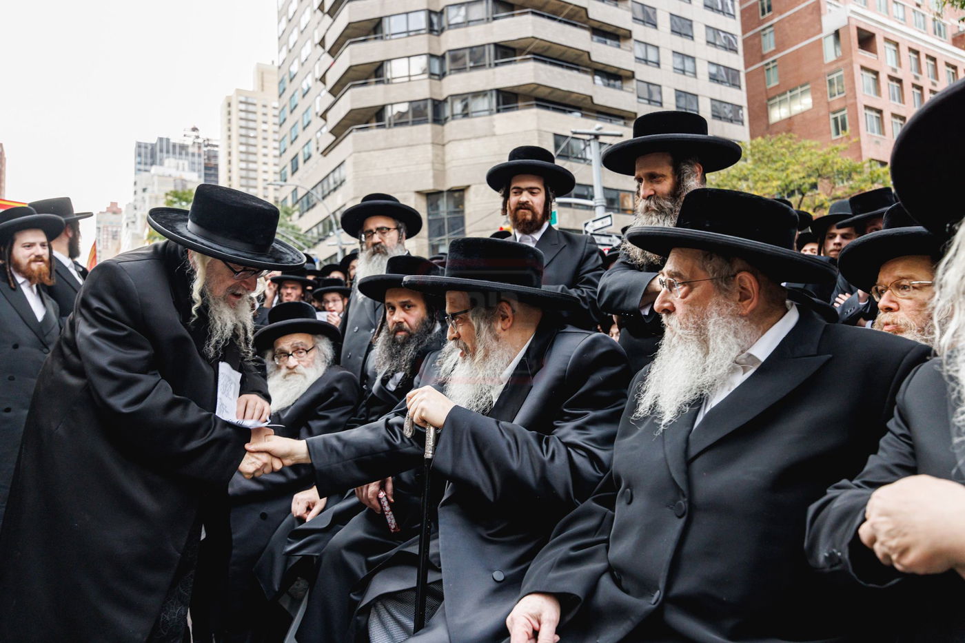 עצרת הרבבות נגד גזירת הגיוס במנהטן