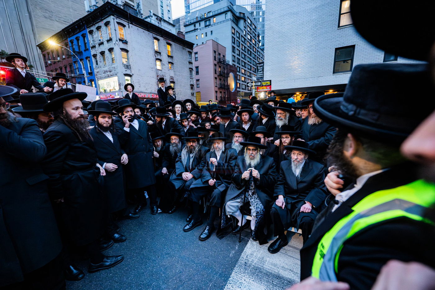 עצרת הרבבות נגד גזירת הגיוס במנהטן