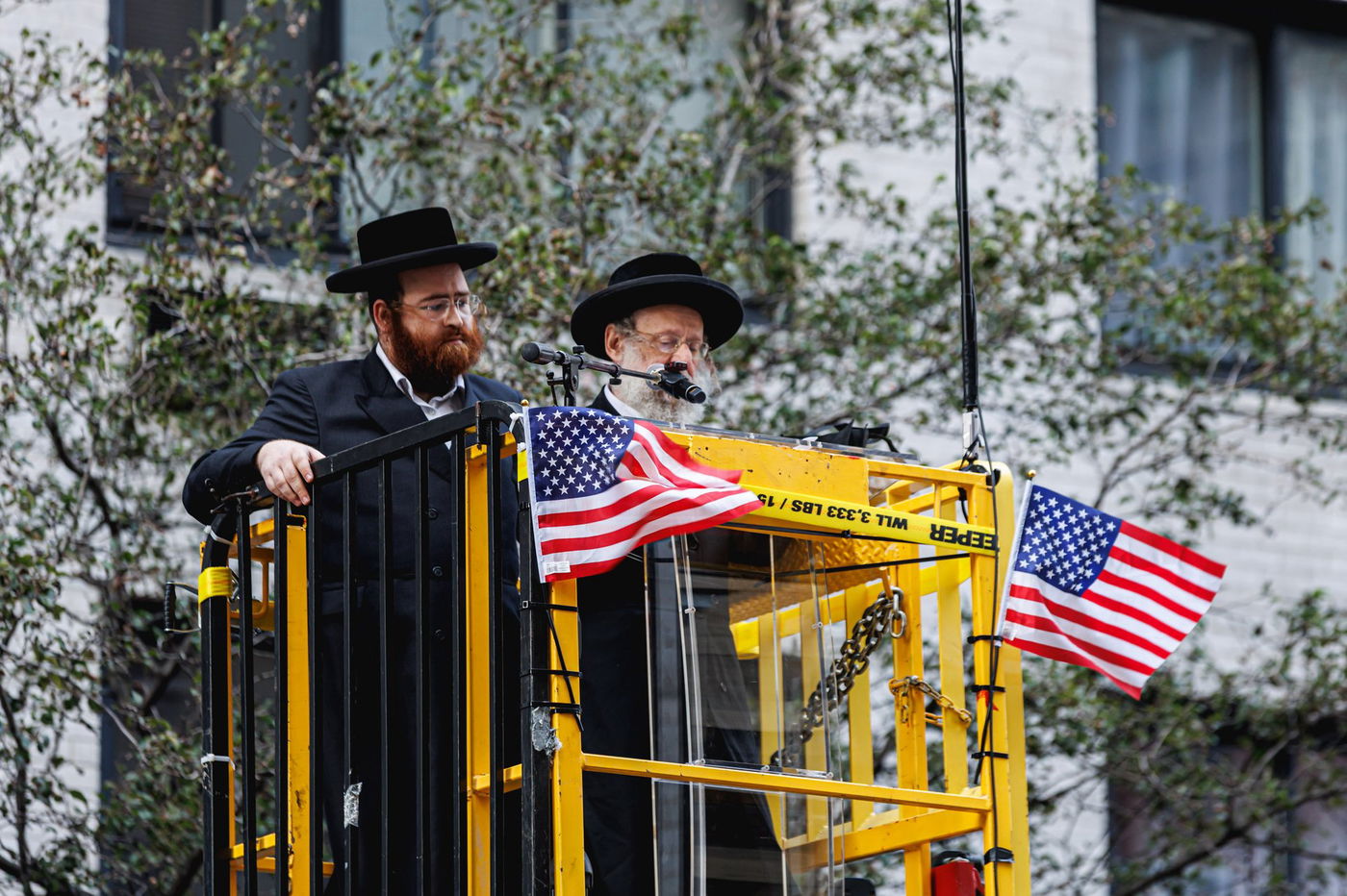 עצרת הרבבות נגד גזירת הגיוס במנהטן