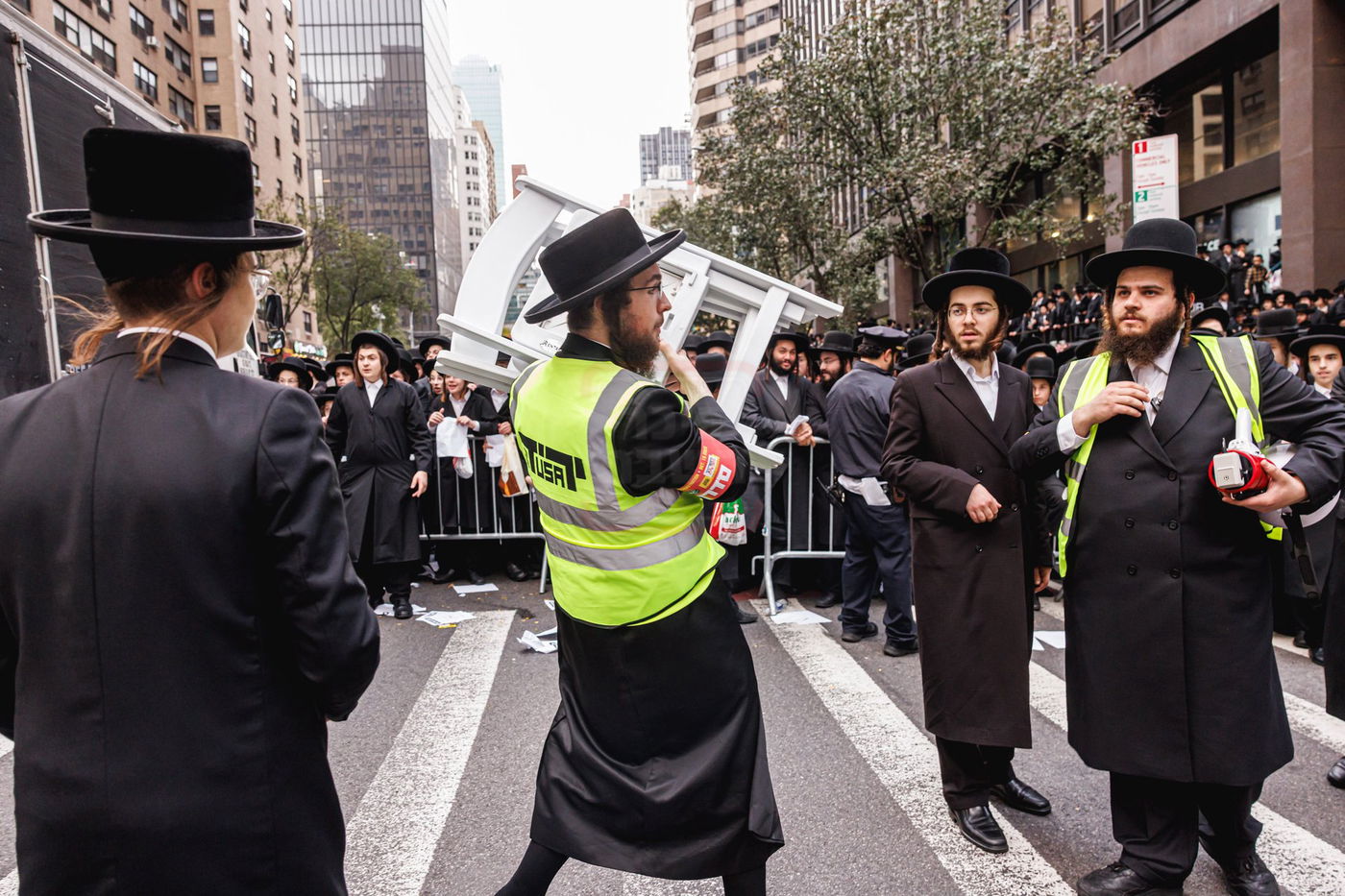 עצרת הרבבות נגד גזירת הגיוס במנהטן