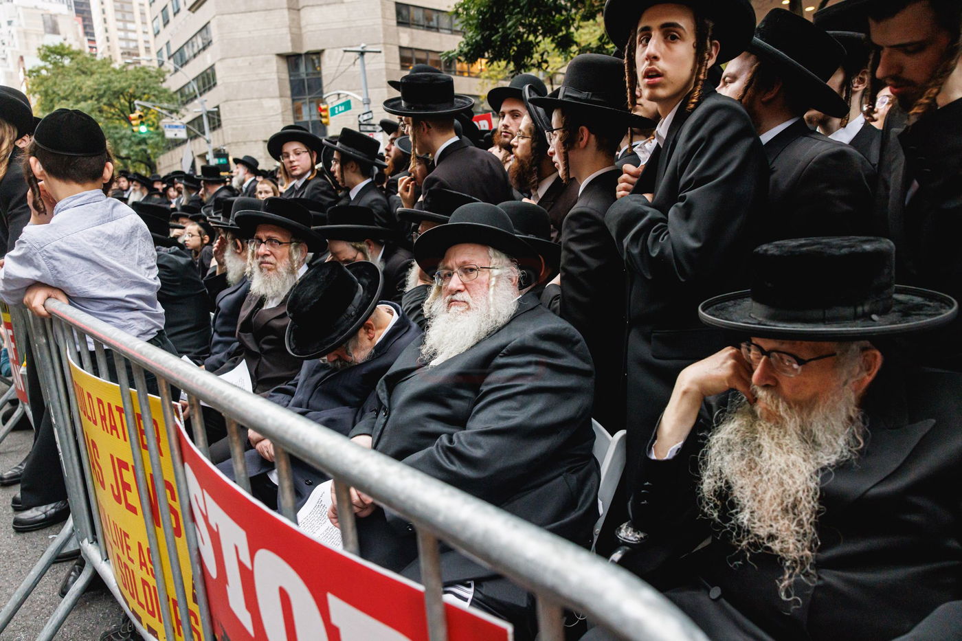 עצרת הרבבות נגד גזירת הגיוס במנהטן