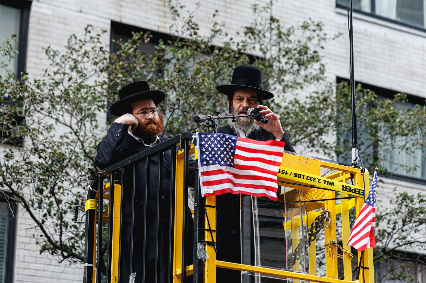 עצרת הרבבות נגד גזירת הגיוס במנהטן