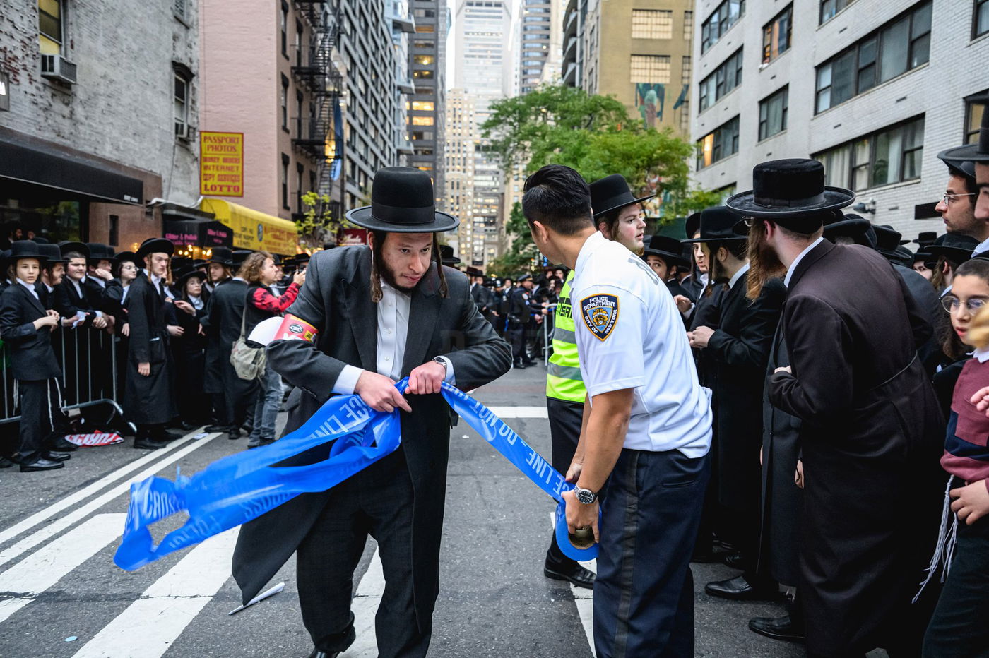 עצרת הרבבות נגד גזירת הגיוס במנהטן