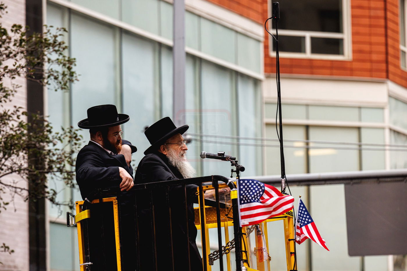עצרת הרבבות נגד גזירת הגיוס במנהטן
