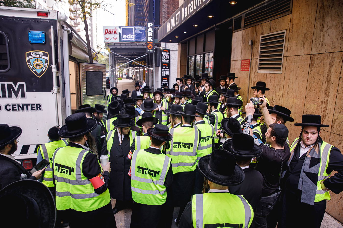 עצרת הרבבות נגד גזירת הגיוס במנהטן