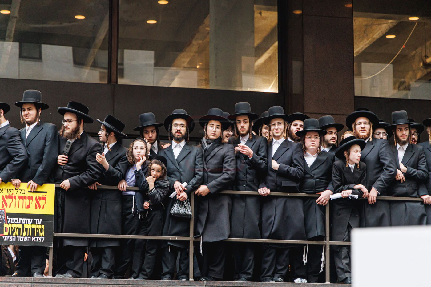 עצרת הרבבות נגד גזירת הגיוס במנהטן