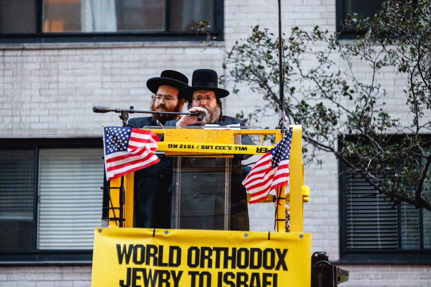 עצרת הרבבות נגד גזירת הגיוס במנהטן