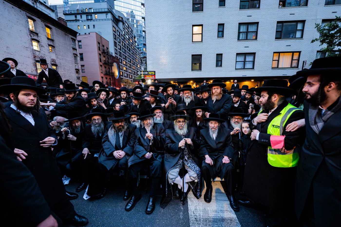 עצרת הרבבות נגד גזירת הגיוס במנהטן