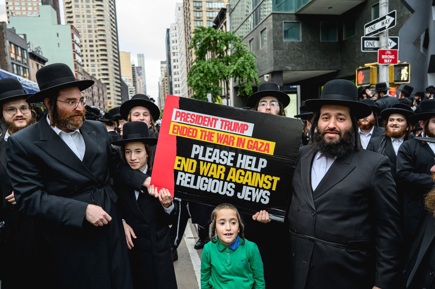 עצרת הרבבות נגד גזירת הגיוס במנהטן