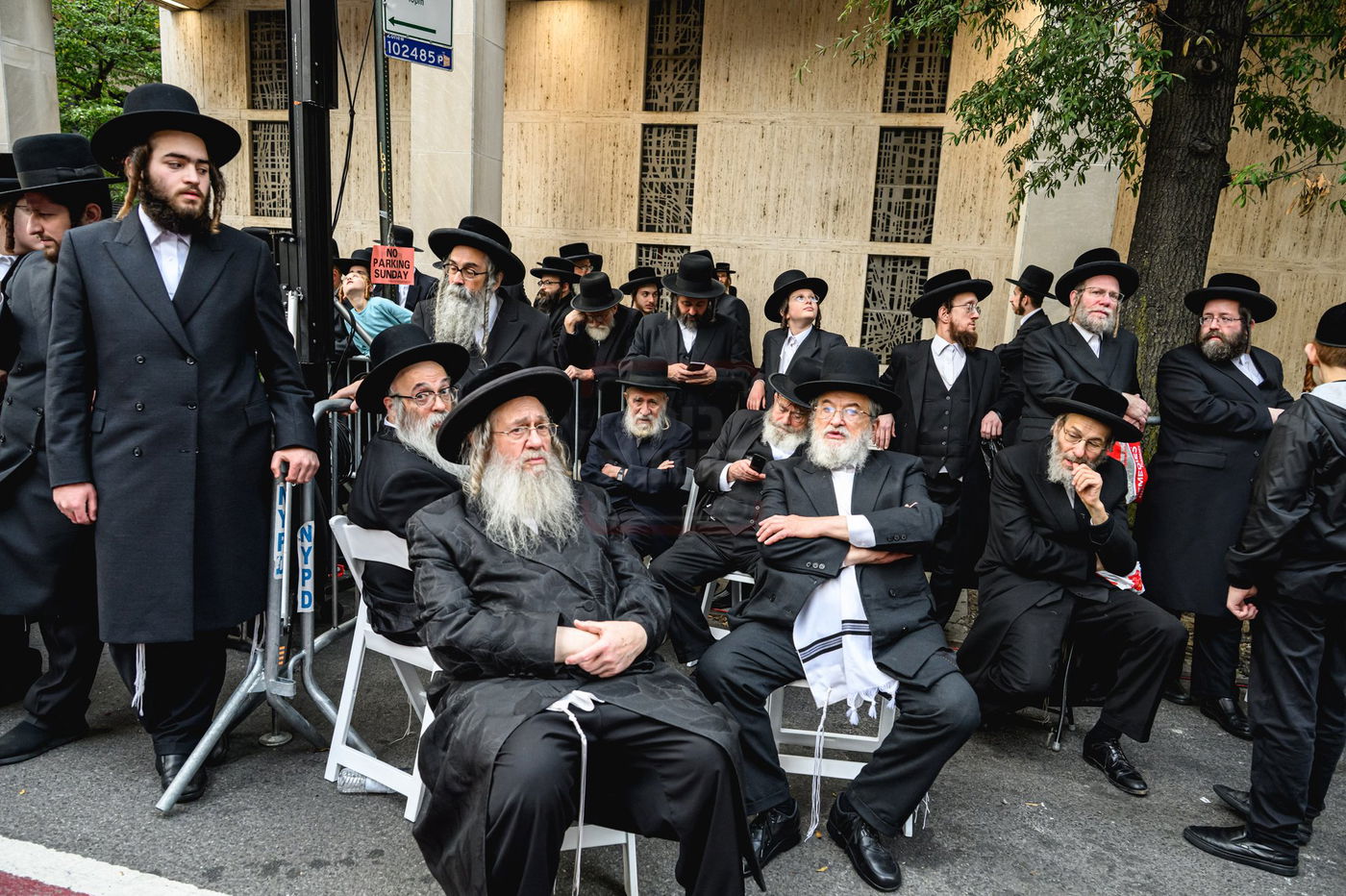 עצרת הרבבות נגד גזירת הגיוס במנהטן