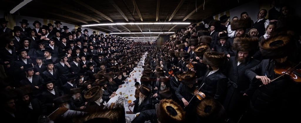 סוכות - הושענא רבה ומוצאי שמחת תורה בחצה"ק צאנז קלויזנבורג