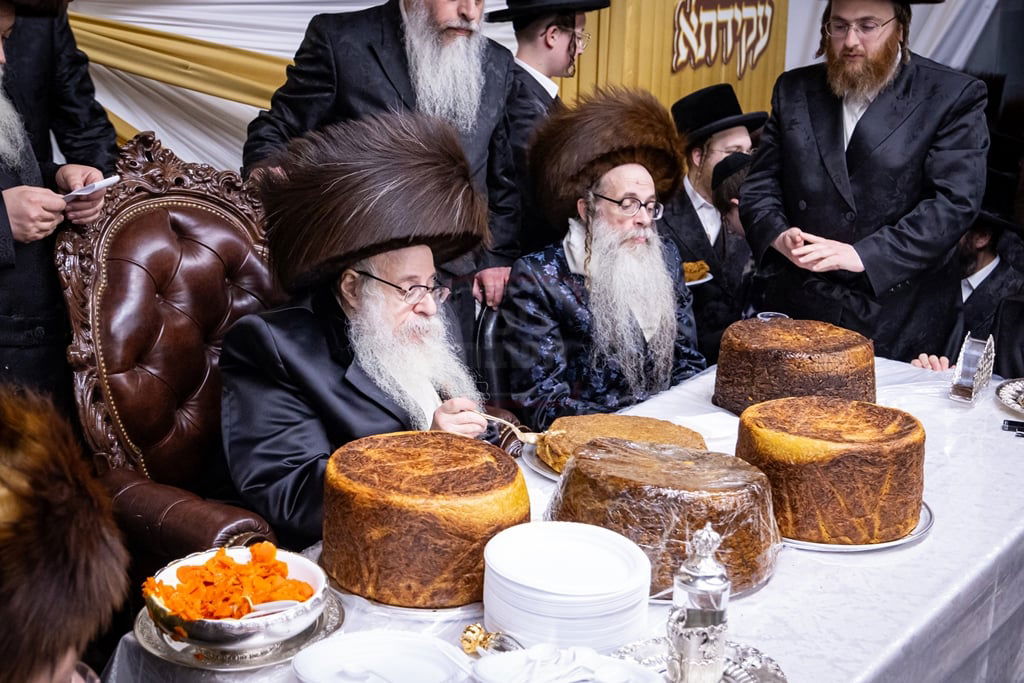 סוכות - הושענא רבה ומוצאי שמחת תורה בחצה"ק צאנז קלויזנבורג