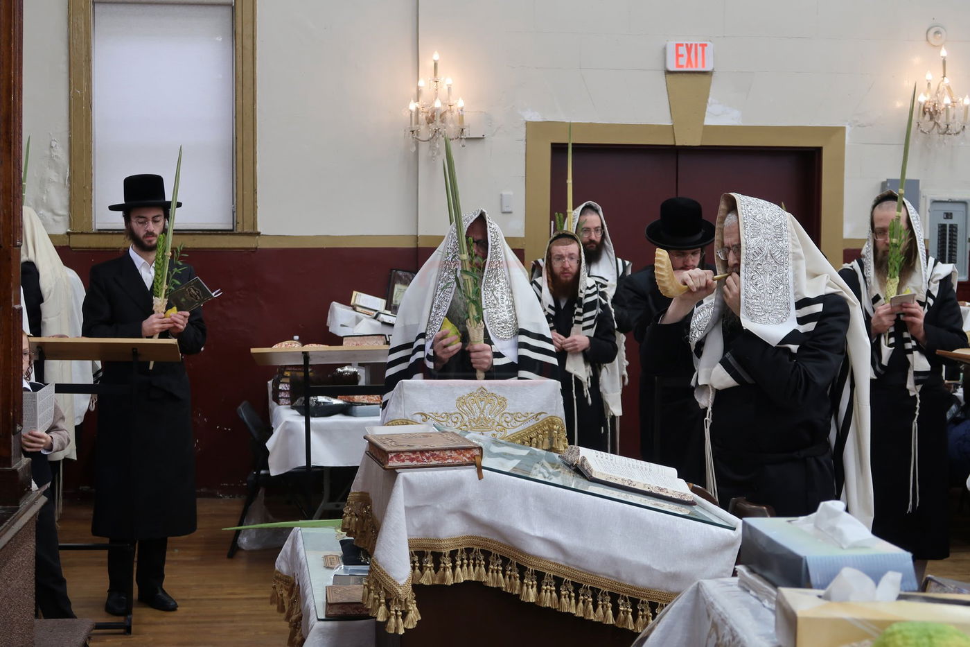 חג הסוכות ושמחת תורה בחצה"ק צאנז זוועהיל