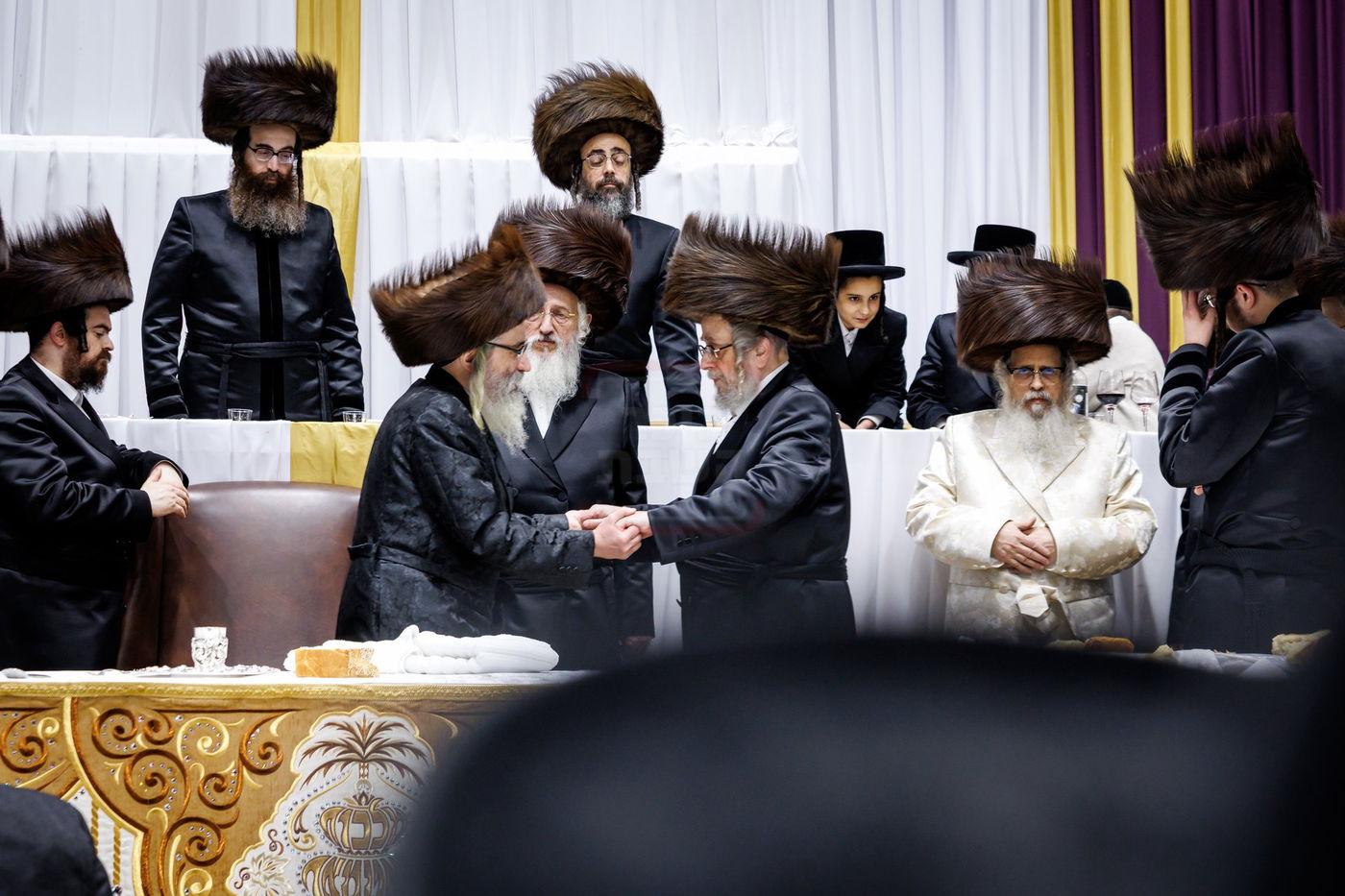 האדמו"ר מויז'ניץ ווילאמסבורג בריקוד