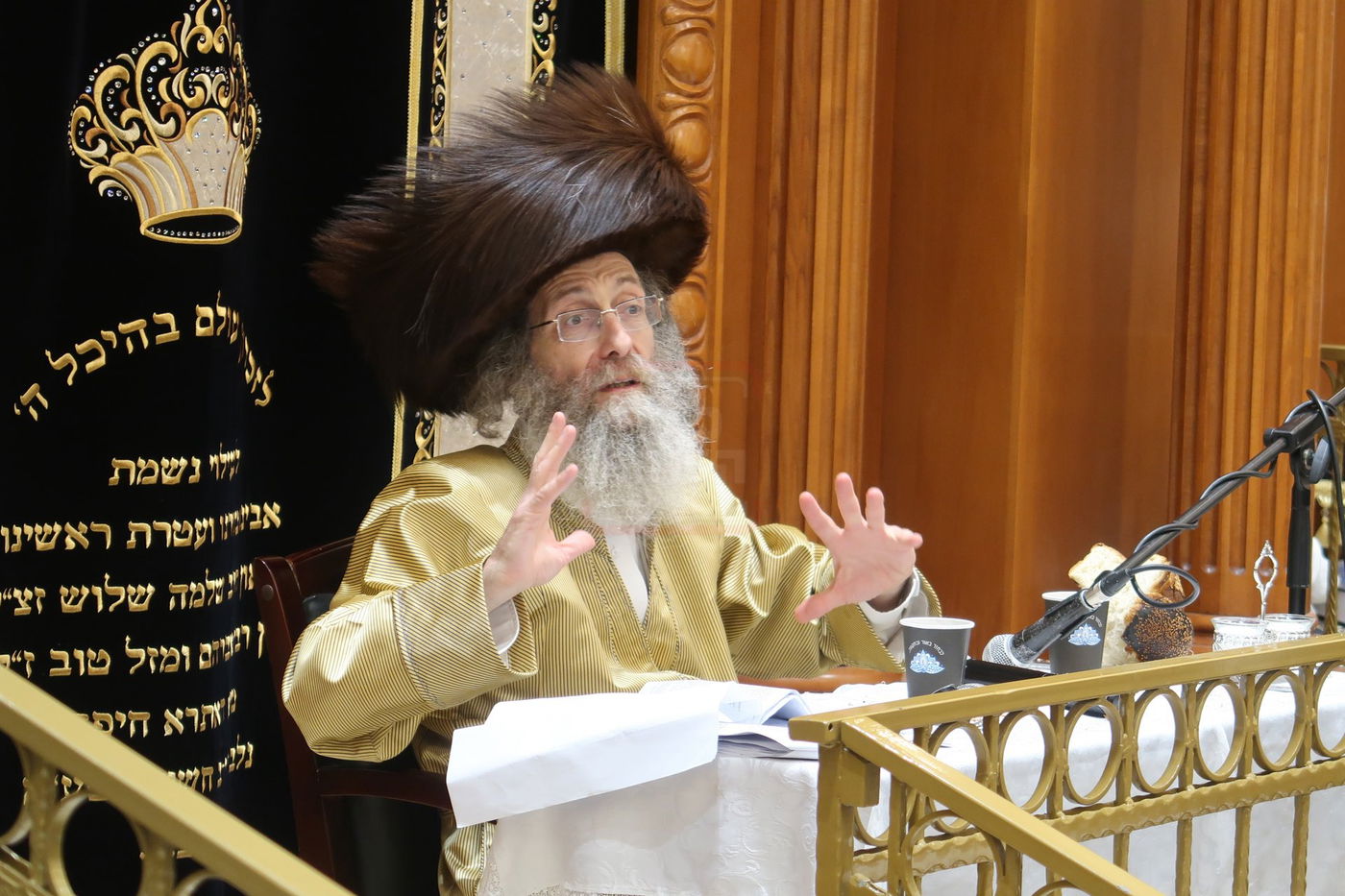 הרה"צ ר' אלימלך בידרמן, מוצ"ש בחיפה