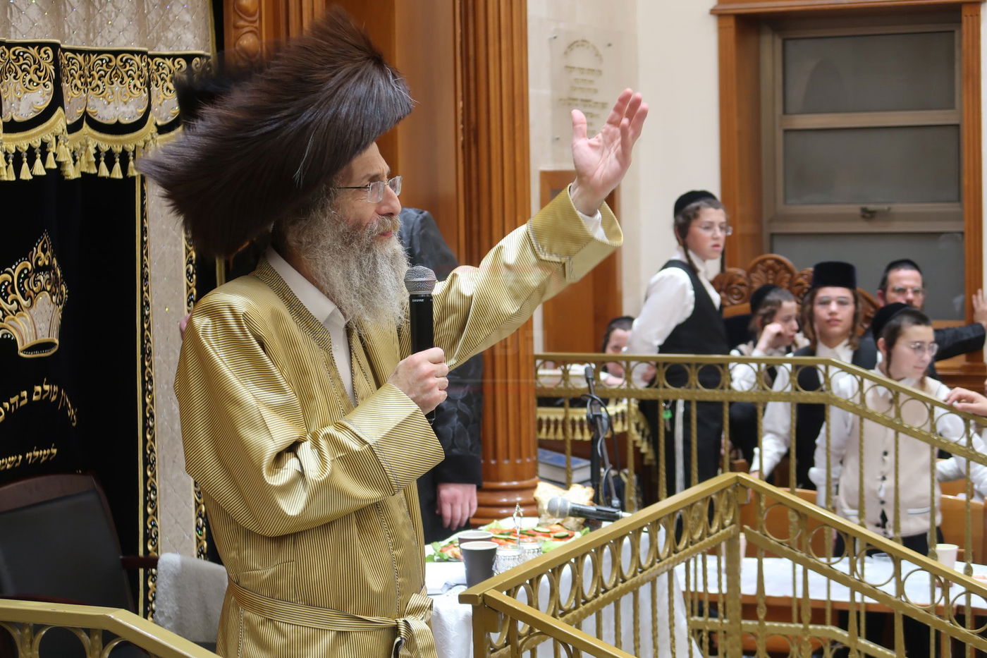 הרה"צ ר' אלימלך בידרמן, מוצ"ש בחיפה