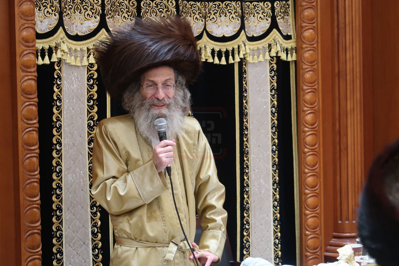 הרה"צ ר' אלימלך בידרמן, מוצ"ש בחיפה