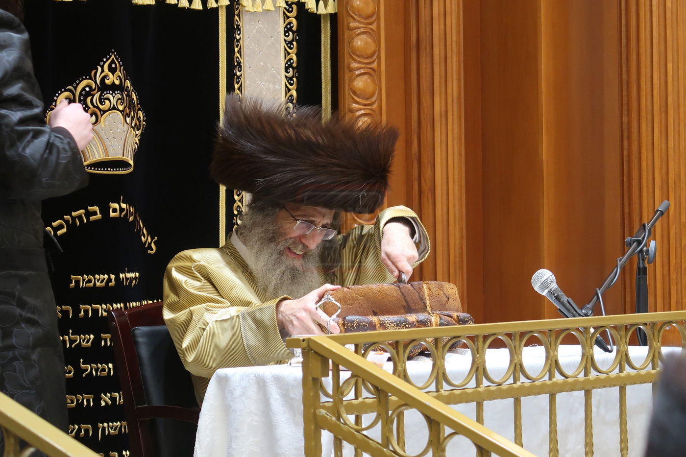 הרה"צ ר' אלימלך בידרמן, מוצ"ש בחיפה