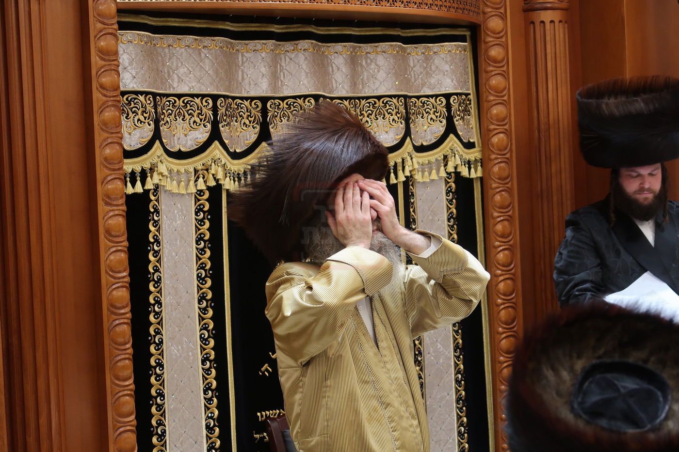 הרה"צ ר' אלימלך בידרמן, מוצ"ש בחיפה