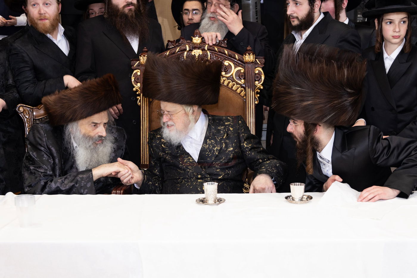 האדמו"ר ממונקאטש בביקור בלונדון