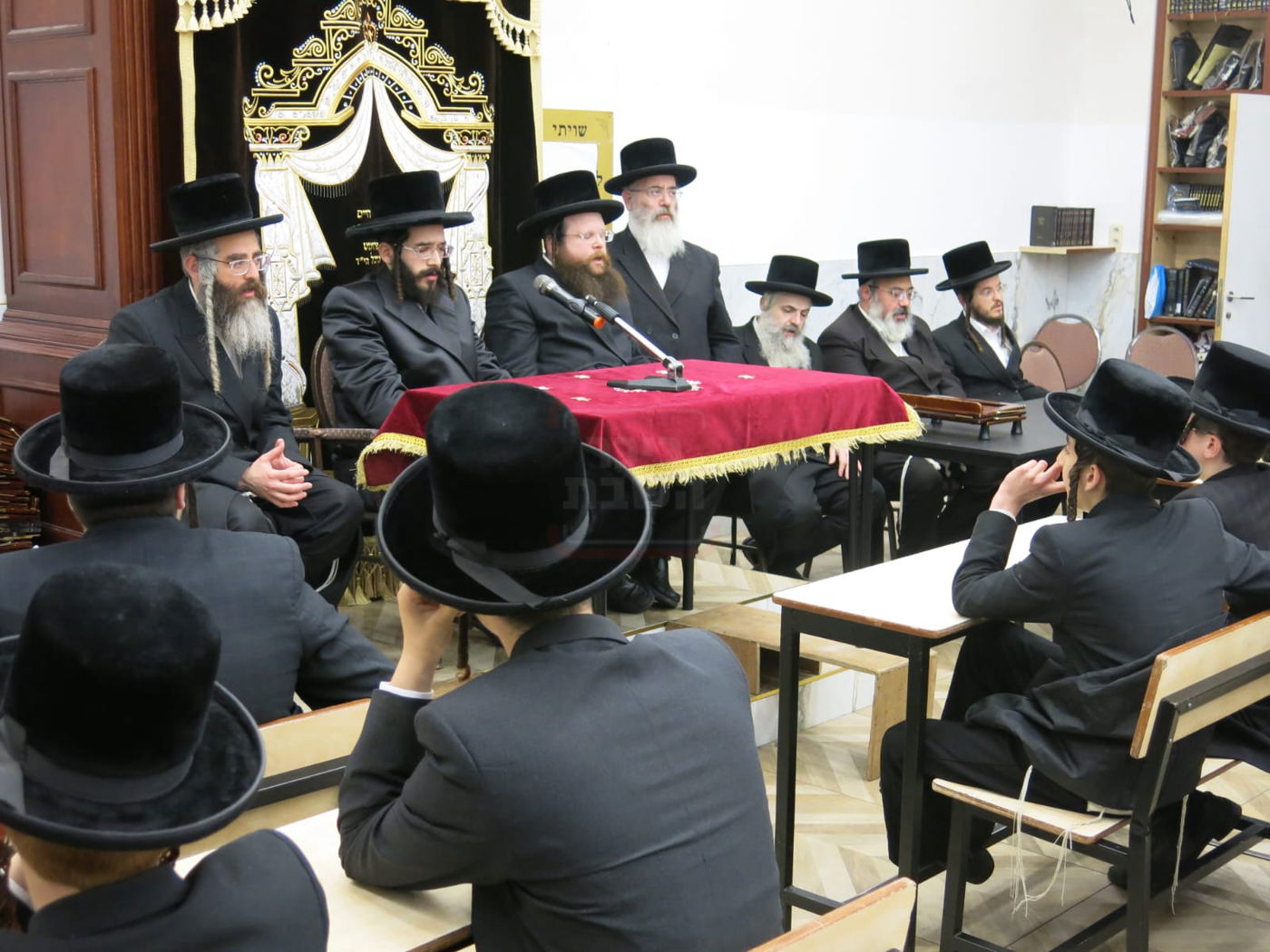 הרה"ג ר' חיים מאיר רוקח בביקור באנטווערפן