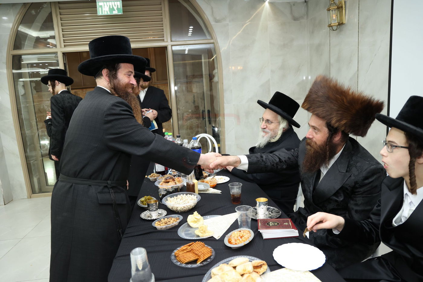 שמחת הבר מצוה לבן הרב אלימלך וייס 