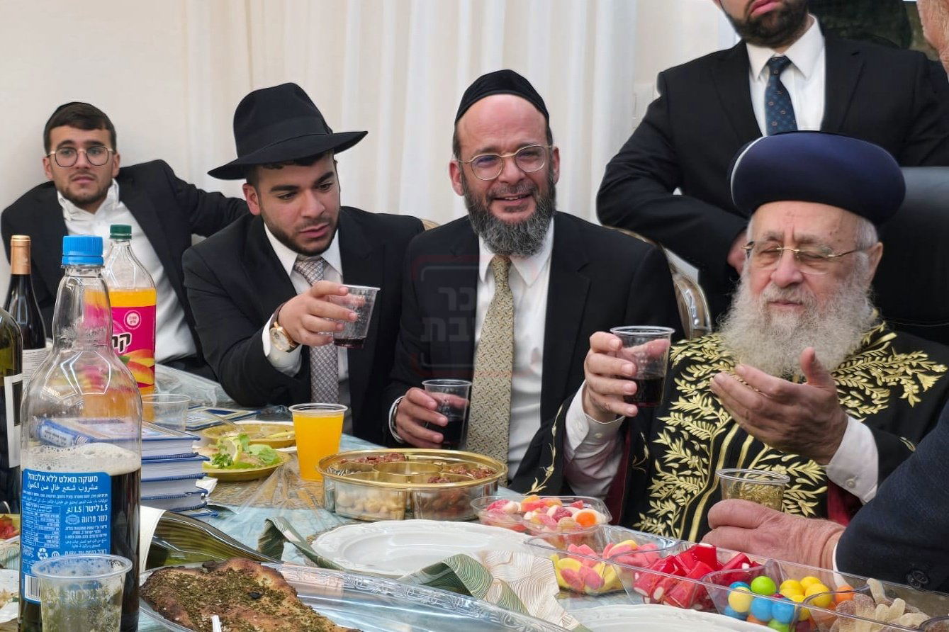 הראשל"צ הגר"י יוסף בשמחת ש"ב לבן הרה"ג ר' שמעון דרור